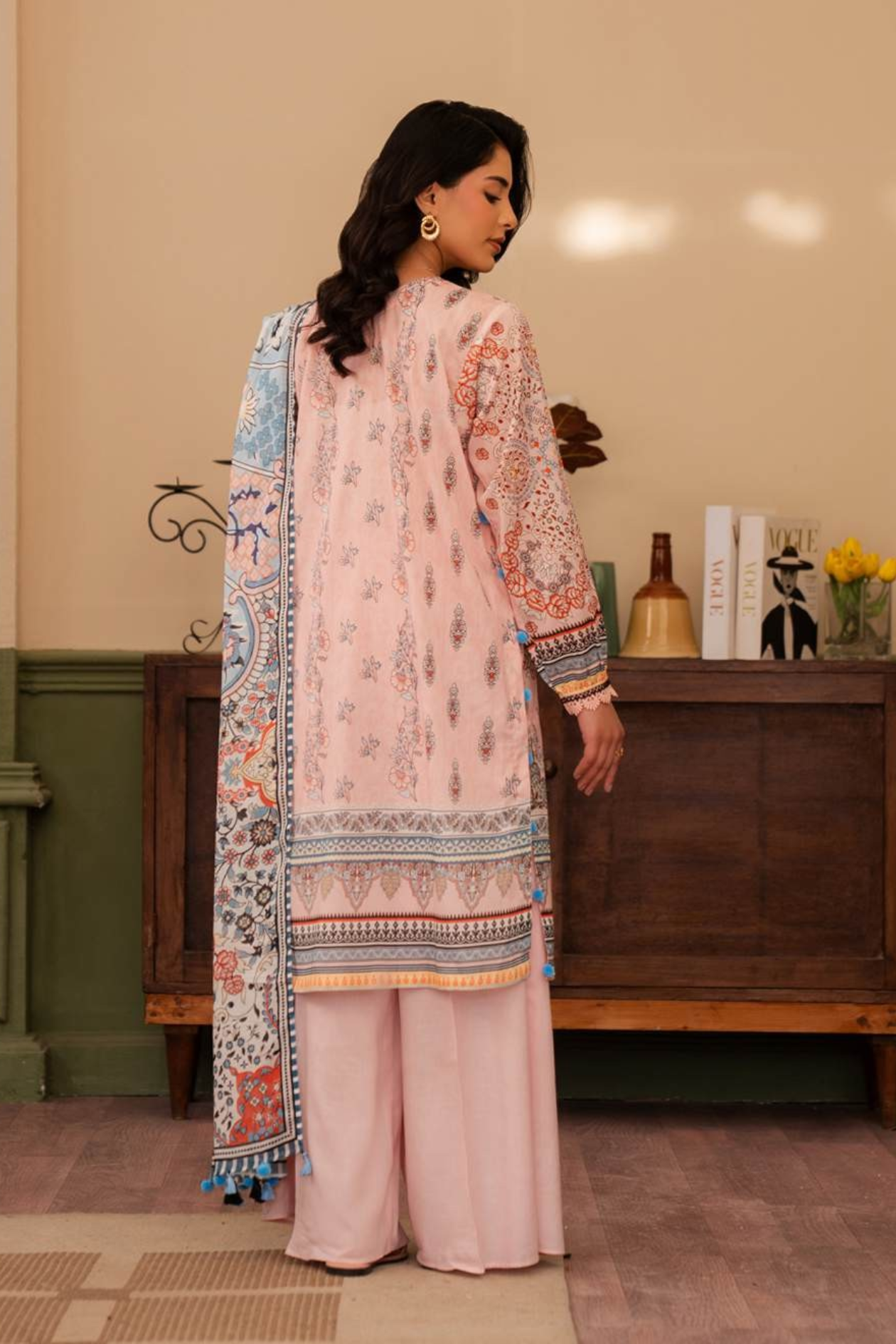 PastelRaiha Premium Printed Lawn 3PC