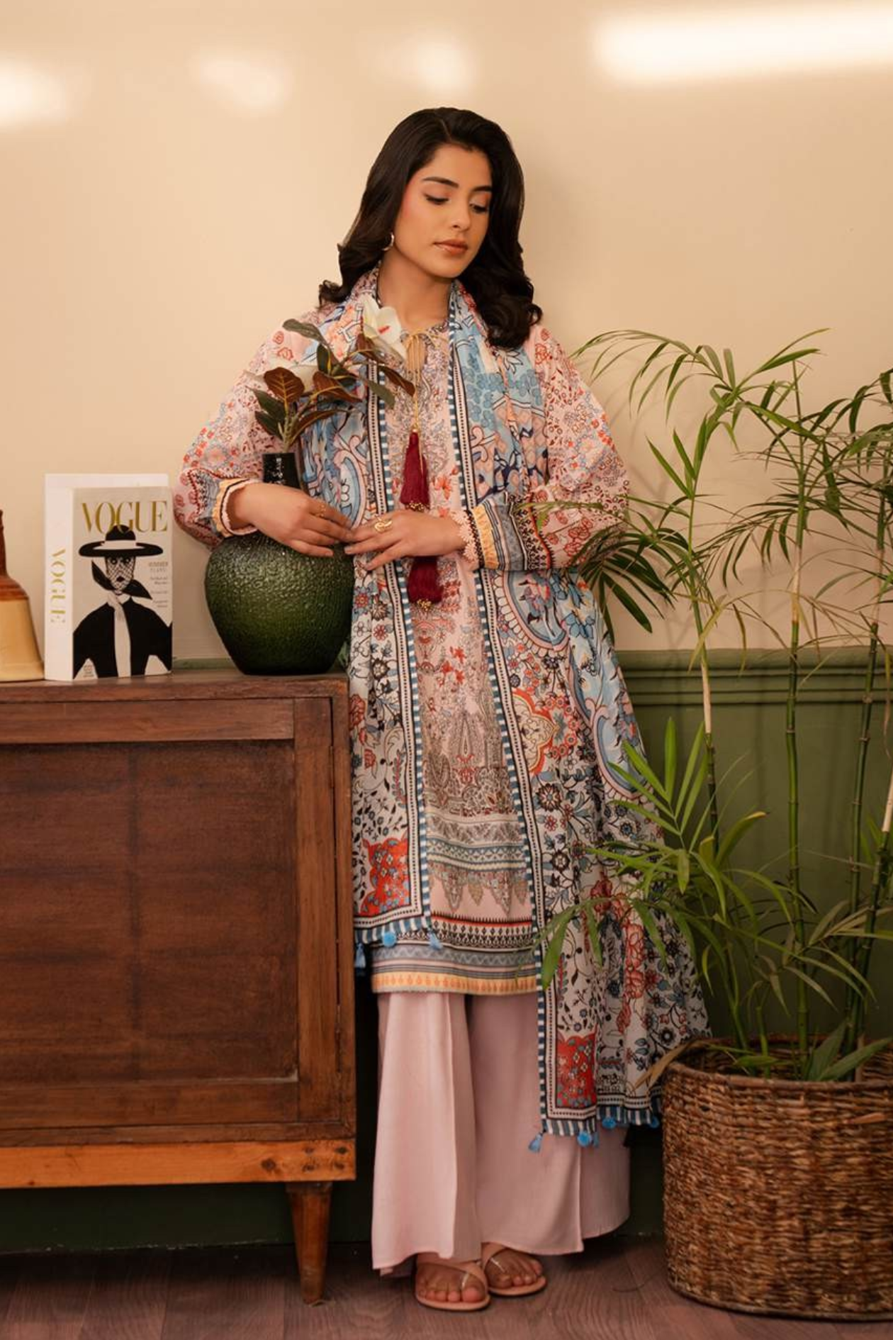 PastelRaiha Premium Printed Lawn 3PC