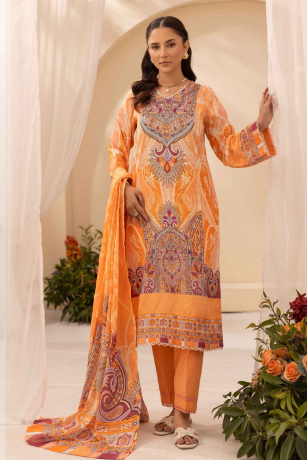 Amber Raiha Premium Printed Lawn 3PC