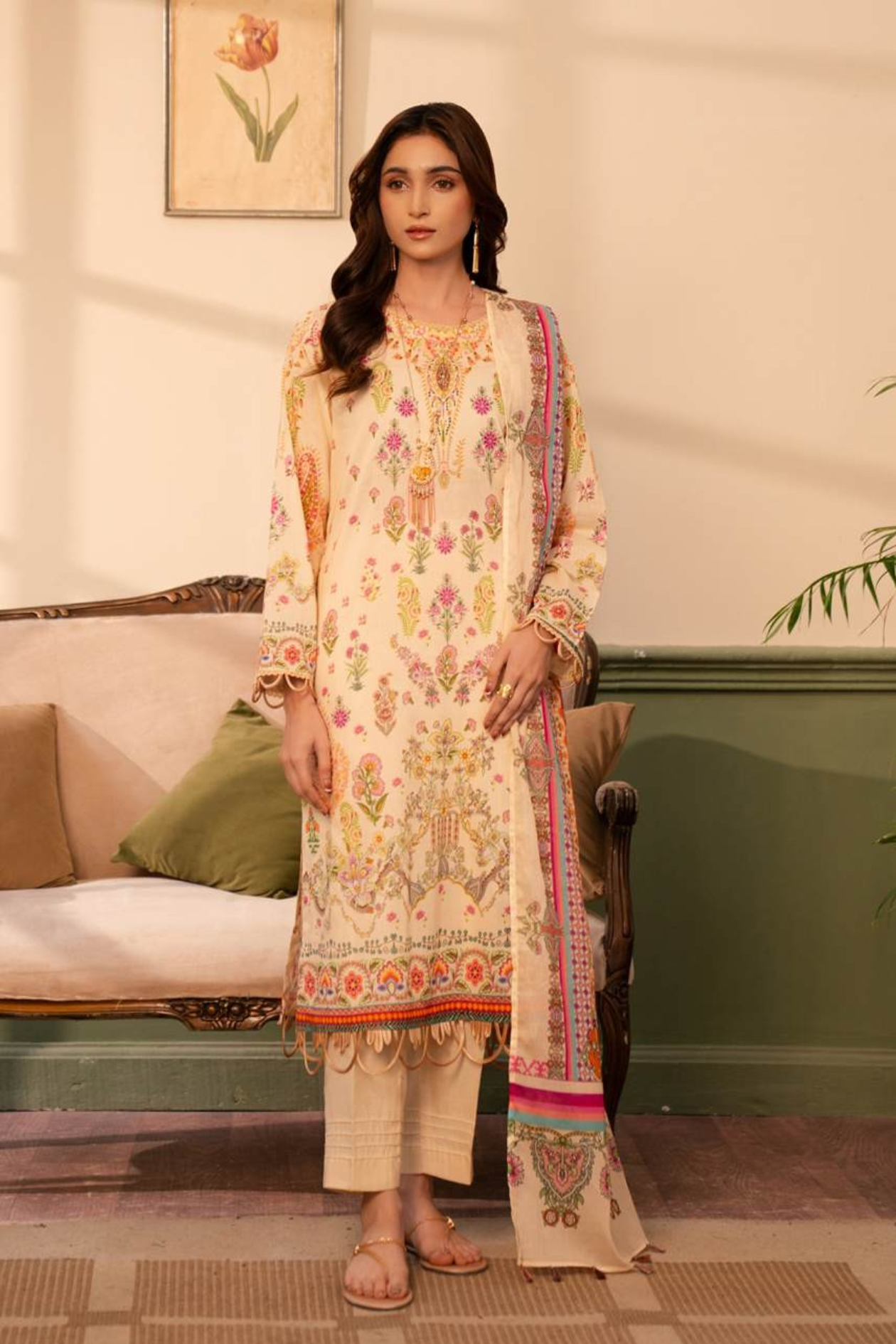 Blossom Raiha Premium Printed Lawn 3PC