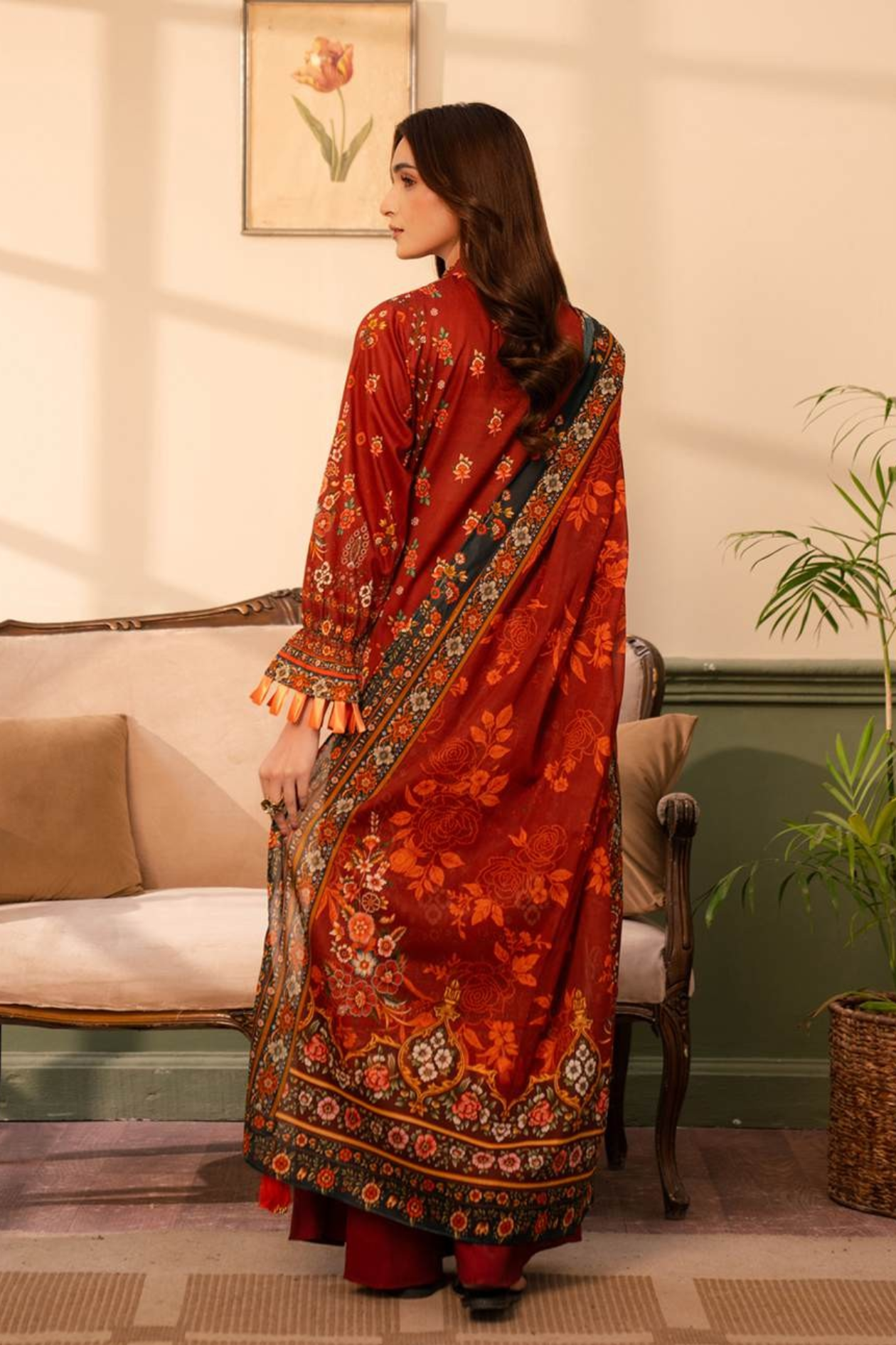 Brick Raiha Premium Printed Lawn 3PC